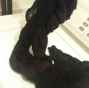 V.secret dark brown with black scarf